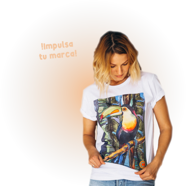 T-shirt col V femme en polyester blanc